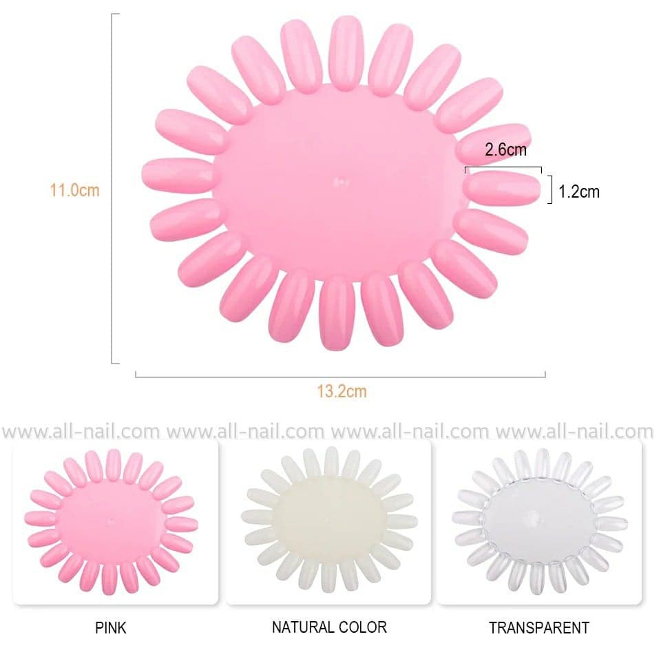 ชาร์ตโชว์เล็บ-ทรงวงรี-10ชิ้น-แพ็ค