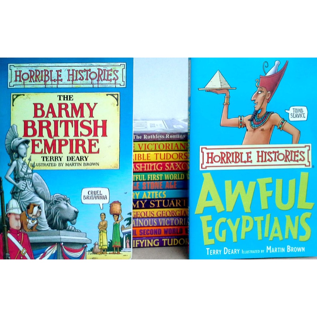 ภาพหน้าปกสินค้าHorrible Histories set 3 หนังสือมือสอง ปกอ่อน ประวัติศาสตร์