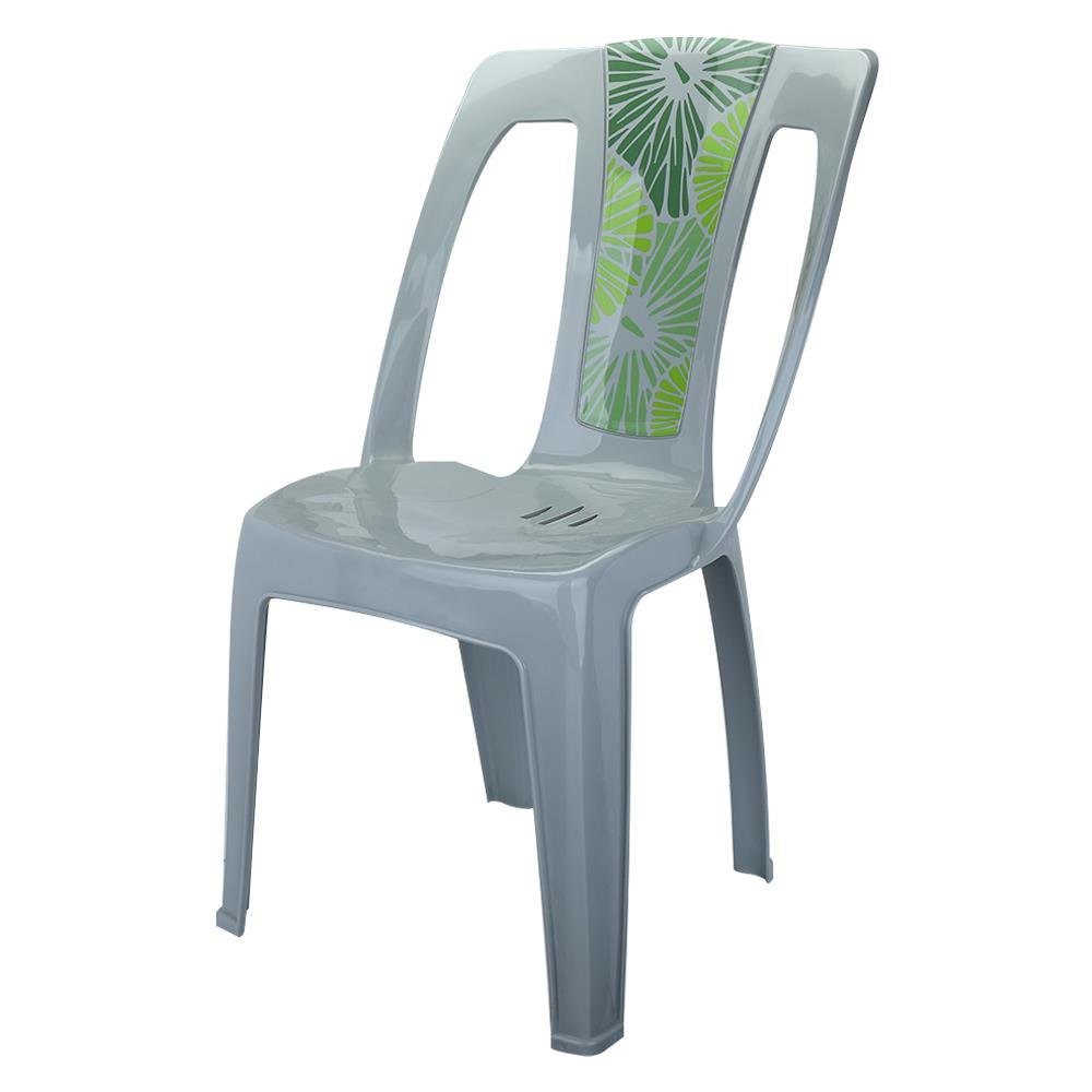 โต๊ะ-เก้าอี้-เก้าอี้พลาสติก-modern-lotus-สีเทา-เฟอร์นิเจอร์นอกบ้าน-สวน-อุปกรณ์ตกแต่ง-plastic-chair-modern-lotus-grey