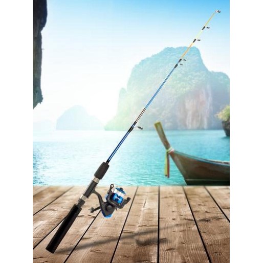 คันเบ็ดตกปลา-2ท่อน-พร้อมรอกครบชุด-ถูกสุดๆๆ-fishing-rod-and-reel-set