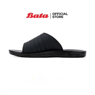 ภาพขนาดย่อของภาพหน้าปกสินค้า* * Bata บาจา รองเท้าแตะผู้ชาย รองเท้าแตะรองเท้าแบบสวม สำหรับผู้ชาย สีดำ 8616287 จากร้าน bata_officialstore บน Shopee ภาพที่ 3