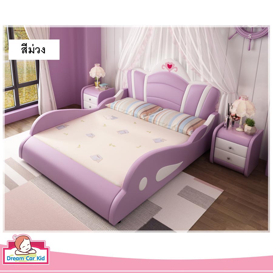 เตียงเด็ก-รุ่น-bdya-610-ขนาด6ฟุต-มีให้เลือกหลายสี-เตียงเด็ก-เตียงเด็กผู้หญิง-เตียงลายการ์ตูน
