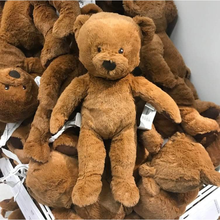 ภาพหน้าปกสินค้าIKEA แท้ พร้อมส่ง BRUNBJRN บรูนบยอร์น ตุ๊กตาหมี ตุ๊กตาผ้า หมี จากร้าน hwshirt บน Shopee