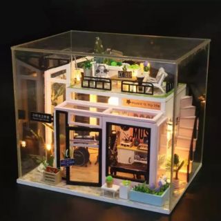ภาพหน้าปกสินค้า[พร้อมส่ง] บ้านตุ๊กตาdiy Houguang studio มีฝาครอบกันฝุ่น ซึ่งคุณอาจชอบราคาและรีวิวของสินค้านี้