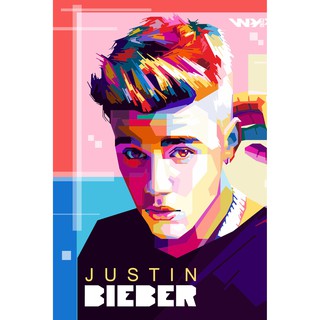 โปสเตอร์ Justin Bieber จัสติน บีเบอร์ Music Poster รูปภาพ ภาพถ่าย โปสเตอร์วงดนตรี ตกแต่งผนัง ตกแต่งบ้าน ดนตรี