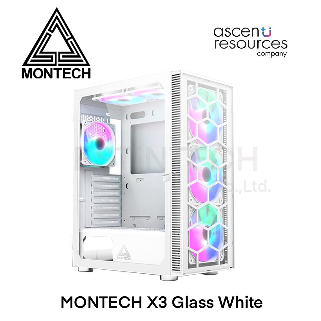 case-เคส-montech-x3-glass-white-ของใหม่