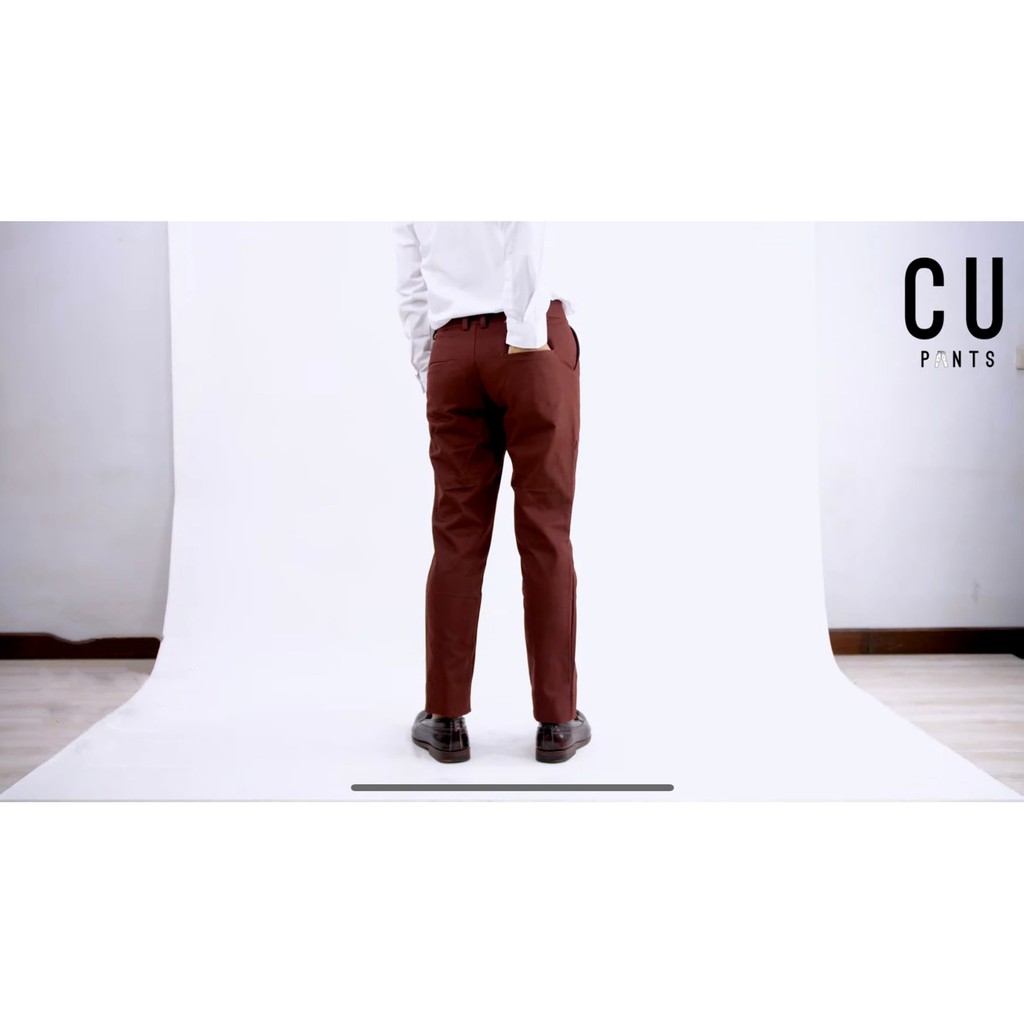 ภาพสินค้าใส่CODE : MAY10MA สีเพิ่มเติม กางเกงขายาว 16 color ชิโน่ กางเกงชิโน่ Chino pants ทรงกระบอกเล็ก : CU PANTS จากร้าน glicojung บน Shopee ภาพที่ 4