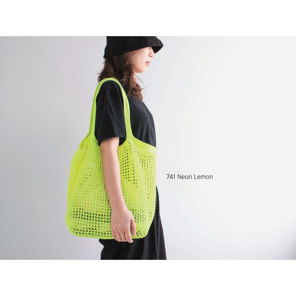 คู่มือการถัก แพทเทิร์นกระเป๋าโครเชต์ YARN-A Olio Beach Net Bag Pattern ...