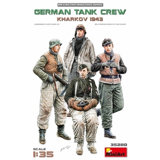 โมเดลประกอบ MiniArt 1/35 MI35280 GERMAN TANK CREW KHARKOV 1943