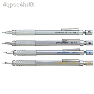 ☌◊ดินสอกด Pentel Graphgear500 (0.3 มม. / 0.5 มม. / 0.7 มม. / 0.9 มม.)