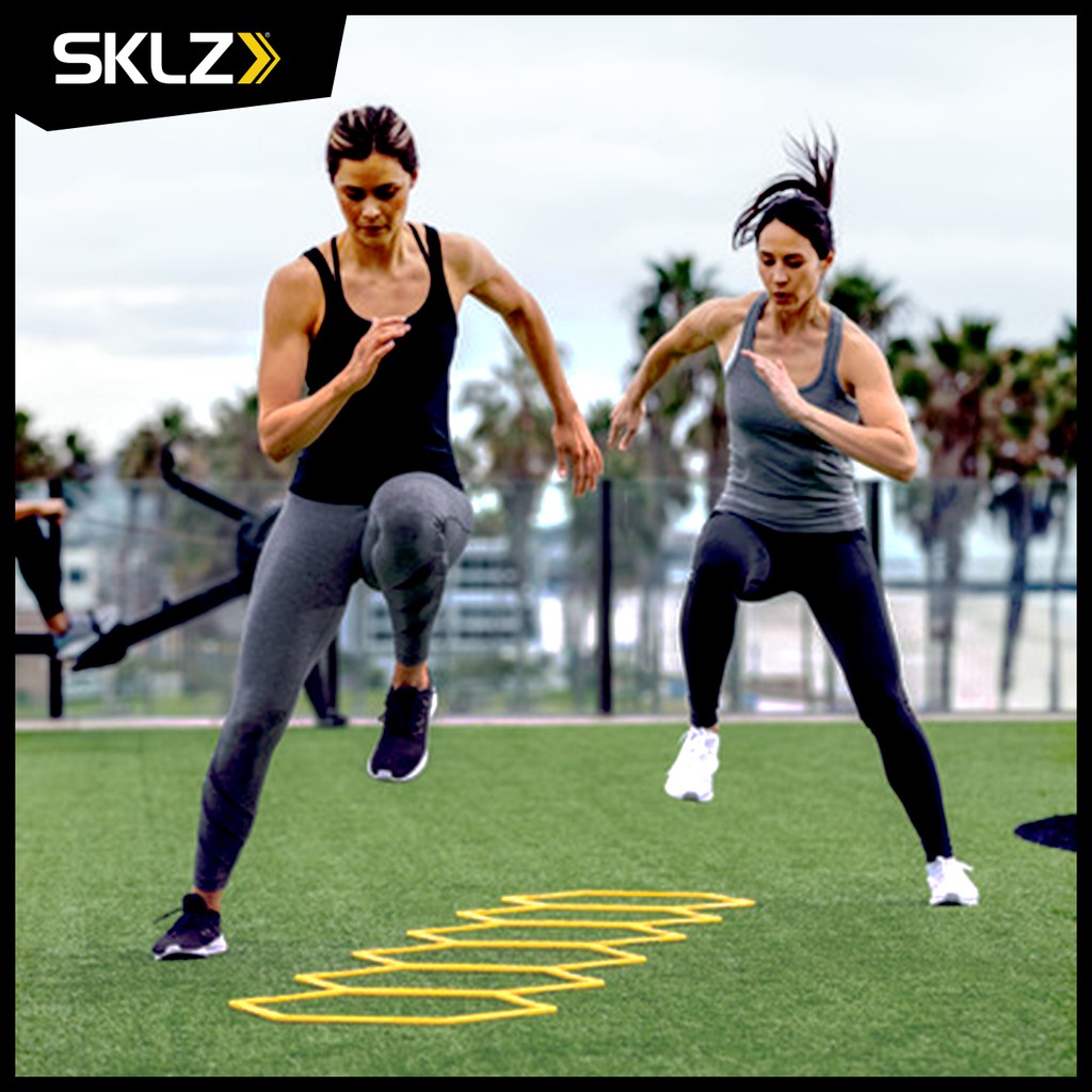 sklz-speed-web-6ชิ้น-บันไดลิงแบบออกแบบการวางเองได้-อุปกรณ์ฝึกความคล่องตัว-อุปกรณ์ฝึกความเร็ว