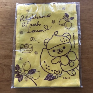 ถุงผ้า Rilakkuma [ใบเล็ก-สีเหลือง]