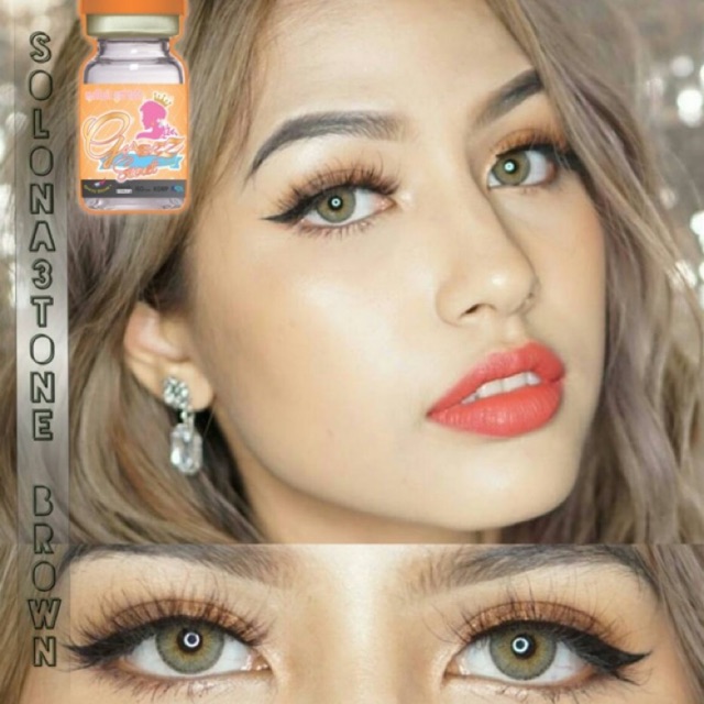 รหัสเลนส์-301-solona3tone-brown-guesssecrets-contact-lens