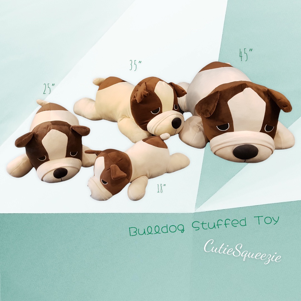 ตุ๊กตาหมาบูลด็อก-ท่าหมอบ-bulldog-laying-down-stuffed-animal