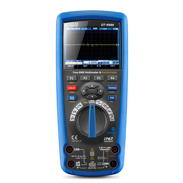 DT-9989 / CEM TRUE RMS INDUSTRIAL DIGITAL MULTIMETER WITH OSCILLOSCOPE ...
