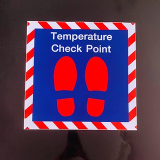 สติกเกอร์ Temperature Check Point