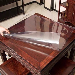 พลาสติกปูโต๊ะ สี่เหลี่ยมจัตุรัส  กันน้ำและกันความร้อน  PVC  หนา 1.0 1.5 2.0 mm