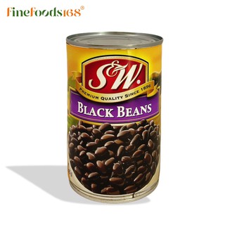 เอสแอนด์ดับบลิว ถั่วดำในน้ำเกลือ (15 ออนซ์) 425 กรัม S&amp;W Black Beans (15 Oz.) 425 g.