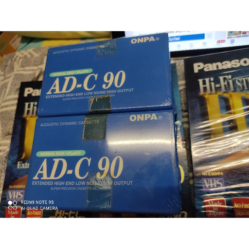 ตลับเทปคาสเซ็ท-onpa-ad-c-90-ของใหม่-ความยาว-1-5-ชั่วโมง-ใช้กับเครื่องเล่นเทป-คาสเซ็ท