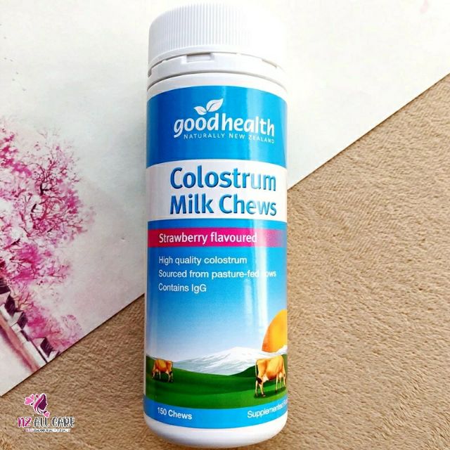 พร้อมส่ง-ล็อต-10-2023-goodhealth-colostrum-milk-chew-vanila-strawberry-โคลอสตรุม-นมเพิ่มความสูง-เคี้ยว