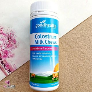 พร้อมส่ง❗ล็อต 10/2023 GoodHealth Colostrum Milk Chew Vanila/Strawberry โคลอสตรุม นมเพิ่มความสูง เคี้ยว