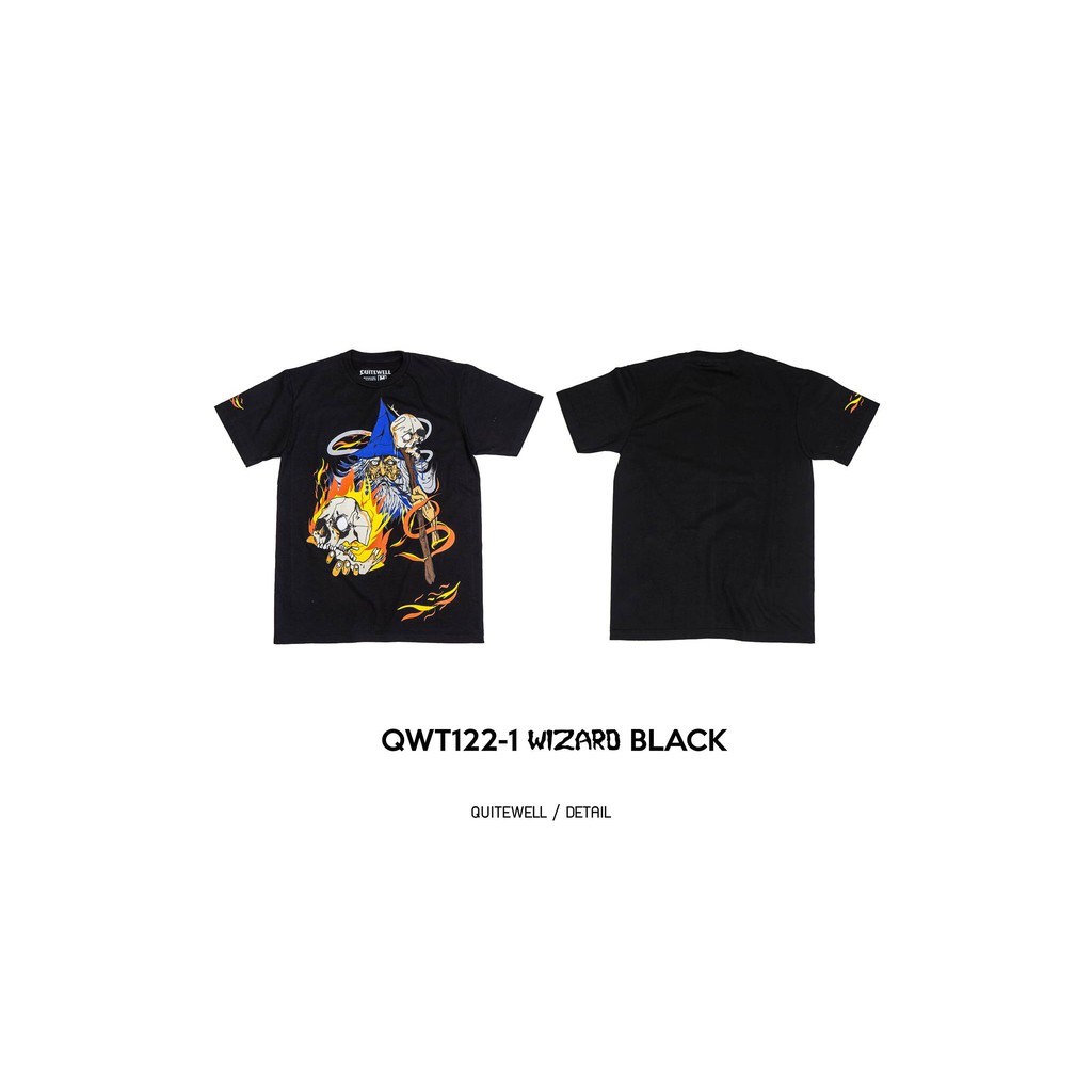 เสื้อยืดแขนสั้น-qwt122-1-witch-black-ชุดลำลอง