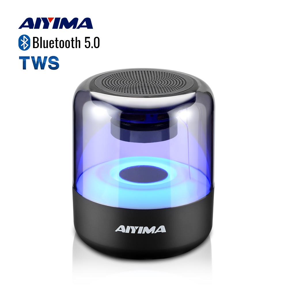 aiyima-ลําโพงซับวูฟเฟอร์บลูทูธไร้สาย-tws-รองรับการ์ด-tf-และ-aux-ขนาดเล็ก-สีสันสดใส