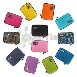 กระเป๋าเก็บสาย Bag Travel Electronic Accessories Cable Pouch Case USB Charger Power Bank Holder Digitals Kit Bag