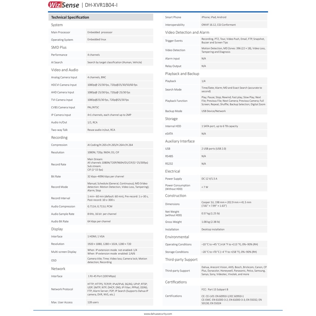 dahua-เครื่องบันทึกกล้องวงจรปิด-dh-xvr1b04-i-4-ch-by-billionaire-securetech