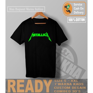 เสื้อยืด พิมพ์ลาย Metallica วงเมทัลลิก้า