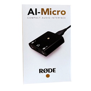 Rode AI-Micro Compact Dual-Channel Audio Interface for Computer &amp; Mobile Devices