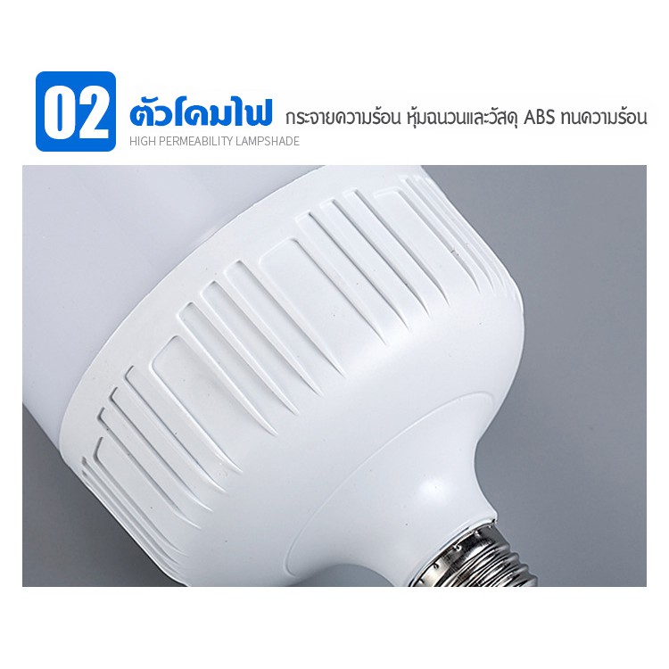 ภาพสินค้าหลอดไฟ led 15W-850W หลอดไฟ e27 หลอดไฟกลม หลอด LED Bulb Light หลอดไฟในบ้าน หลอดไฟและอุปกรณ์ จากร้าน thair_so บน Shopee ภาพที่ 5