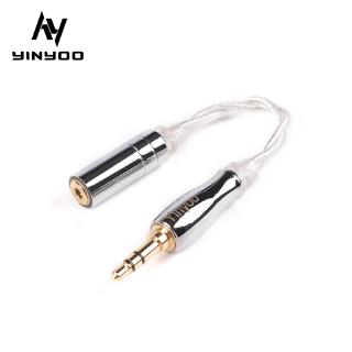 Yinyoo 2.5 Female to 3.5 Male สายเคเบิ้ลมืออาชีพเครื่องเล่นเพลง MP 3