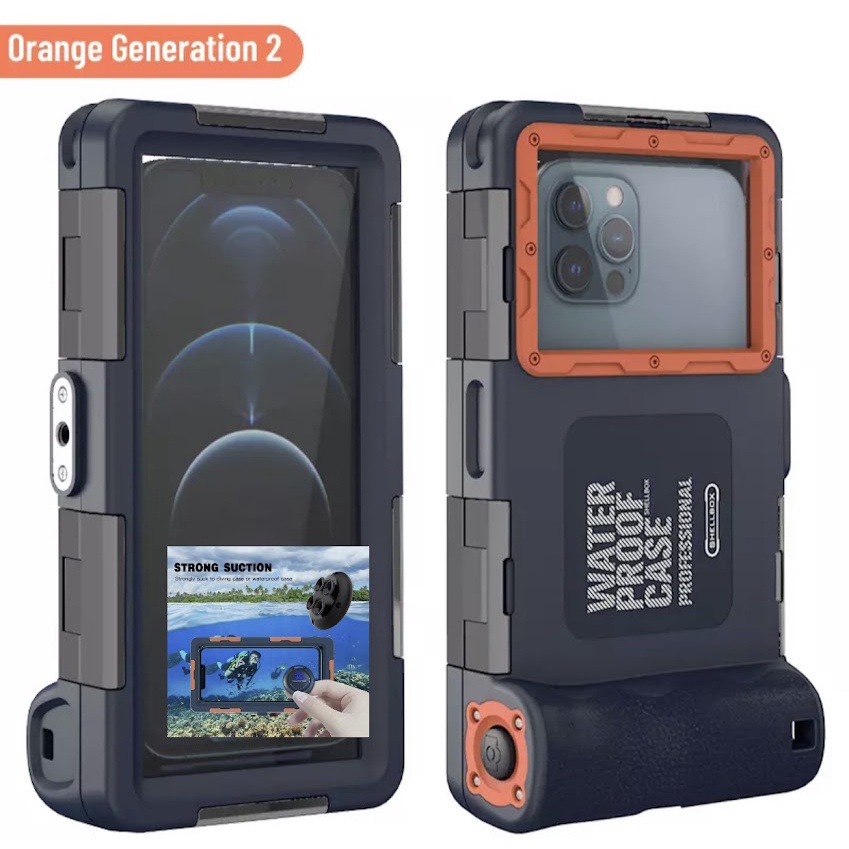 เคสกันน้ำสำหรับ5-6.9นิ้วโทรศัพท์ SHELLBOX GEN2 แท้100% Waterproof ...