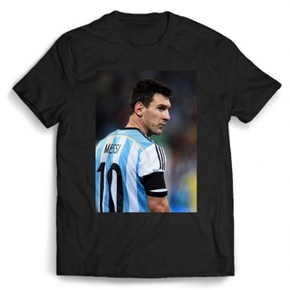 ฝ้ายเสื้อยืดพิมพ์ลายLionel Messi Argentina Team Mens / S T Shirt Football T Shirt Men Tshirts-5xl