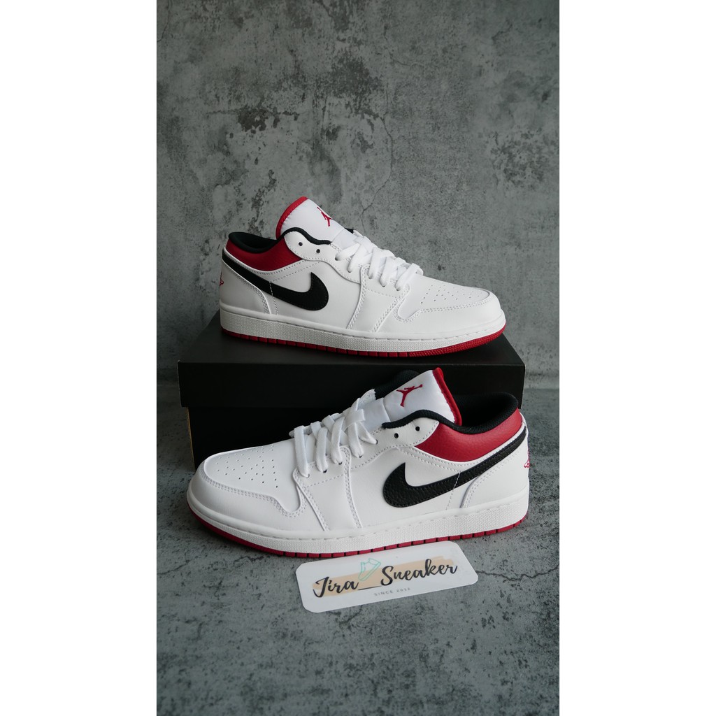 NIKE AIR JORDAN 1 LOW ''UNIVERSITY RED'' MEN (553558118) Shopee Thailand