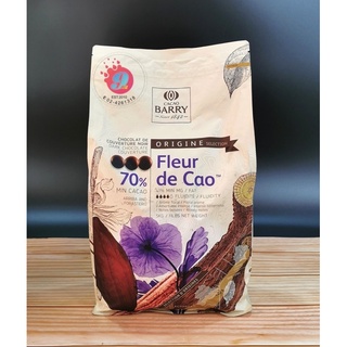 **แบ่งขาย 250g** ช็อกโกแลต CACAO BARRY 70% แบบเหรียญ