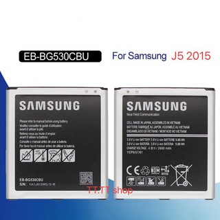 แบตเตอรี่ แท้ Samsung  J5 2015 2600mAh EB-BG530CBE รับประกัน 3 เดือน