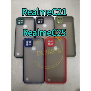 C21✨พร้​อมส่งใน🇹🇭✨เคสขอบนิ่มหลังแข็งขุ่นคลุมกล้อง For RealmeC21 | Realme C21 | RealmeC25 | Realme C25 | RealmeC12