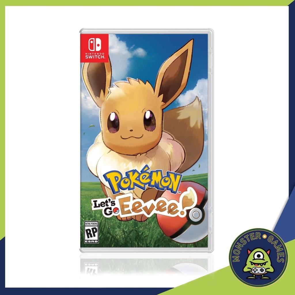 ภาพหน้าปกสินค้าPokemon Lets Go Eevee Nintendo Switch Game แผ่นแท้มือ1   (Pokemon Let Go Eevee Switch)(Pokemon Switch)