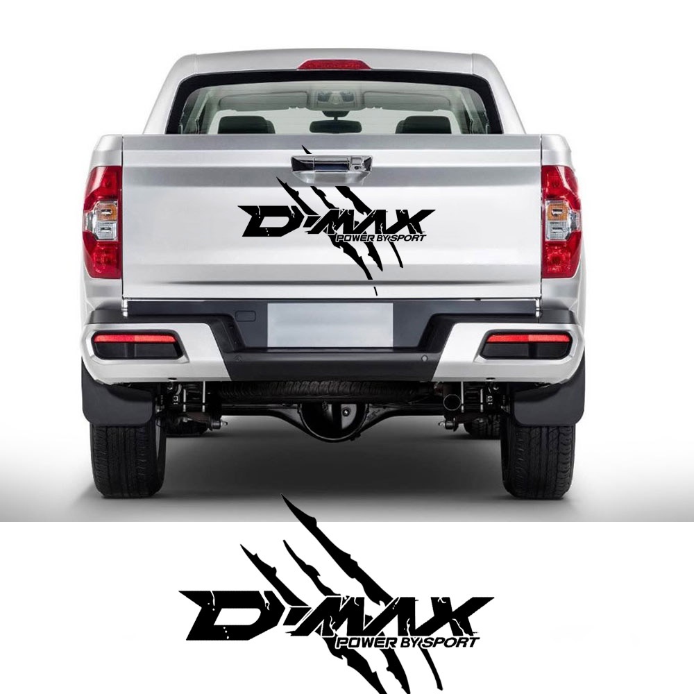 รถกระบะ-tailgate-decals-สำหรับ-isuzu-dmax-รถด้านหลังหางสติกเกอร์รถบรรทุกกราฟิกไวนิลฟิล์มตกแต่ง-auto-accessories