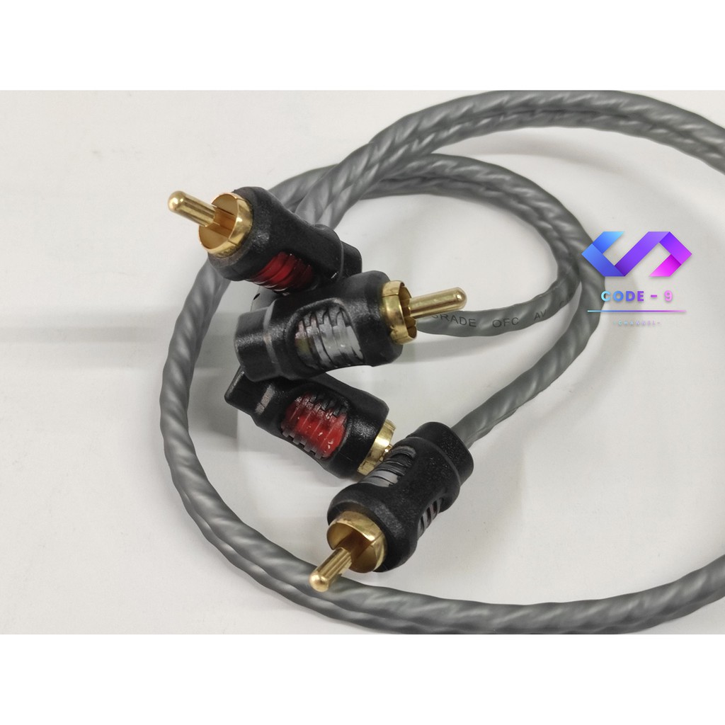 สาย-rca-rca-0-5m-r-strong-ยี่ห้อ-r-strong-สินค้าดีมีคุณภาพ-นำสัญญาณได้ดี-ทองแดงแท้