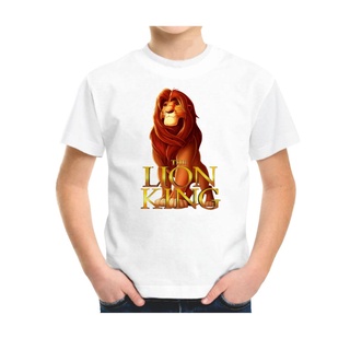 เสื้อยืด พิมพ์ลายการ์ตูน The Lion King Mufasa สําหรับเด็ก