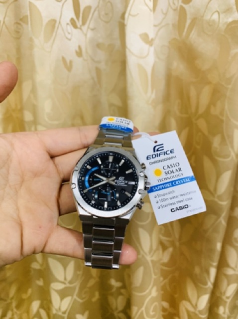 casio-สายสเตนเลสสตีลผูชาย-edifice-รุ่น-efs-s560d-1av-ราคา-4-500บาท-สินคของแท้-รับประกันศูนย์เซ็นทรัล1ปี