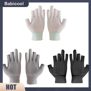 【Babicool】ถุงมือตกปลา 3 นิ้ว, ถุงมือตกปลาสากล, ถุงมือกันแดดกันลื่น
