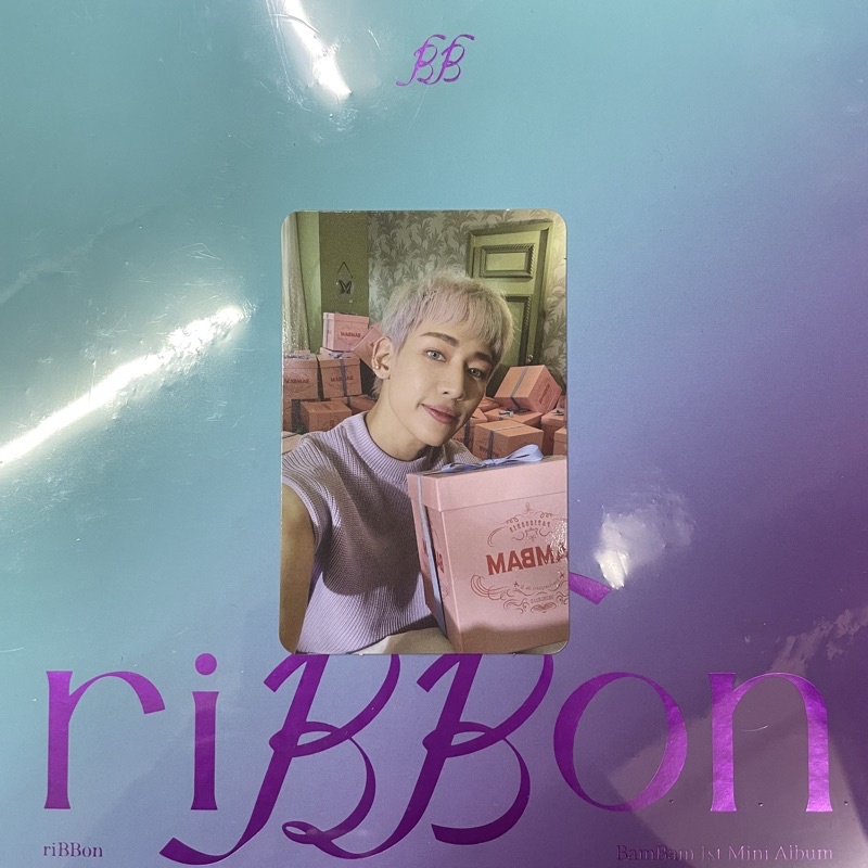 พร้อมส่ง] อัลบั้ม BAMBAM 1st Mini Album {riBBon} (แบมแบม GOT7) +