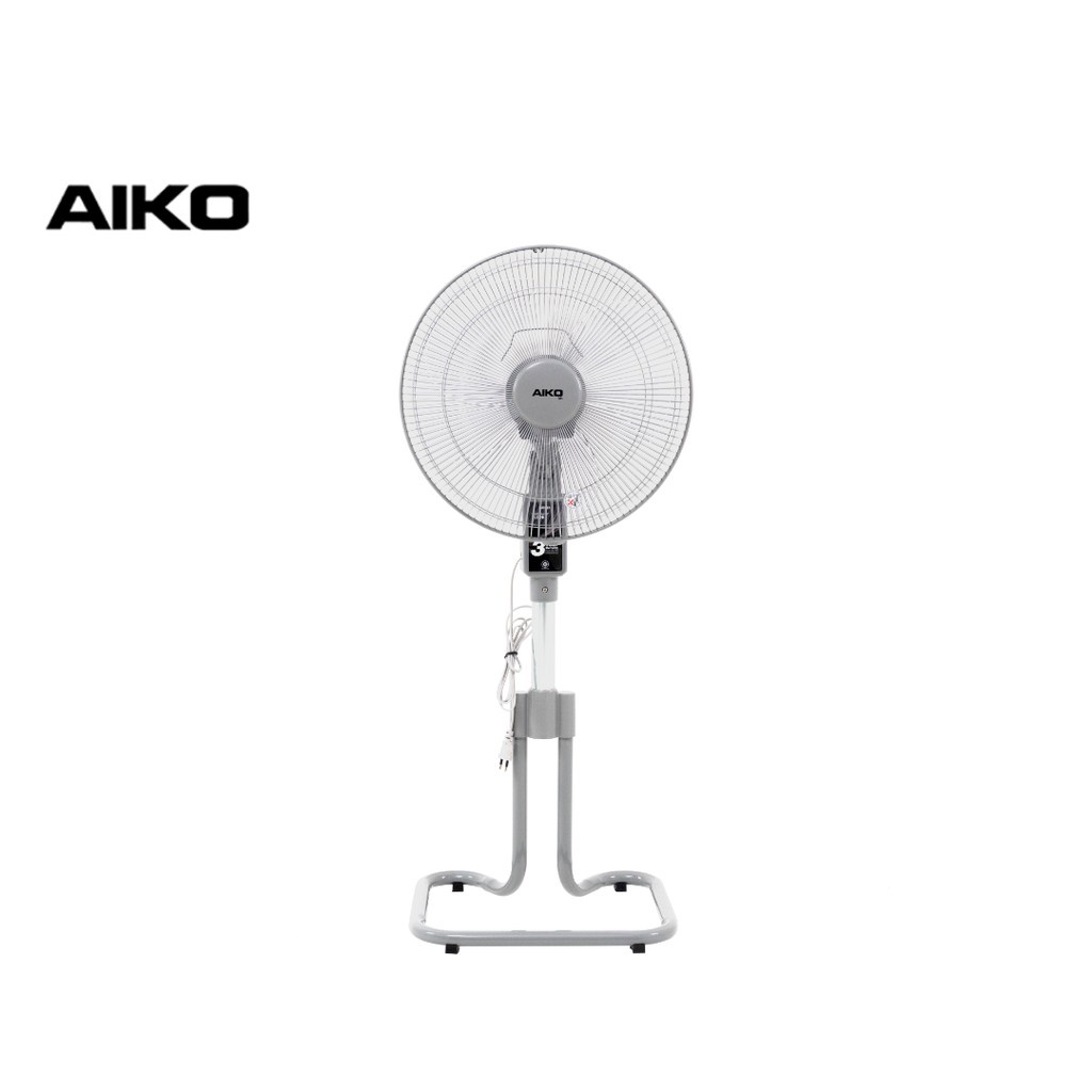 aiko-พัดลมตั้งพื้น-สไลด์-16-นิ้ว-รุ่น-ak-d401-สีเทา-ใบพัดพลาสติก-มีเทอร์โมฟิวส์-3-ใบพัด