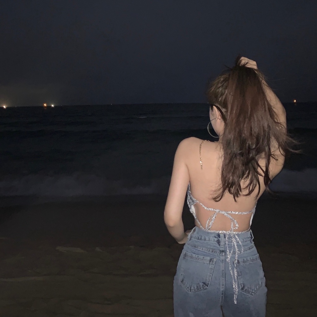 sgh0053-เสื้อยืดสายเดี่ยวสไตล์เกาหลีน่ารักๆราคาถูกสุดๆ-แบบคล้องคอใส่สบายไม่ร้อนไม่เคืองผิว-สินค้าพร้อมส่ง