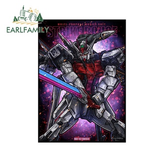 Earlfamily สติกเกอร์กันแดด ลายการ์ตูนอนิเมะ GUNDAM Rouge Ootori ขนาด 13 ซม. x 9.4 ซม. สําหรับตกแต่งรถยนต์ รถจักรยานยนต์