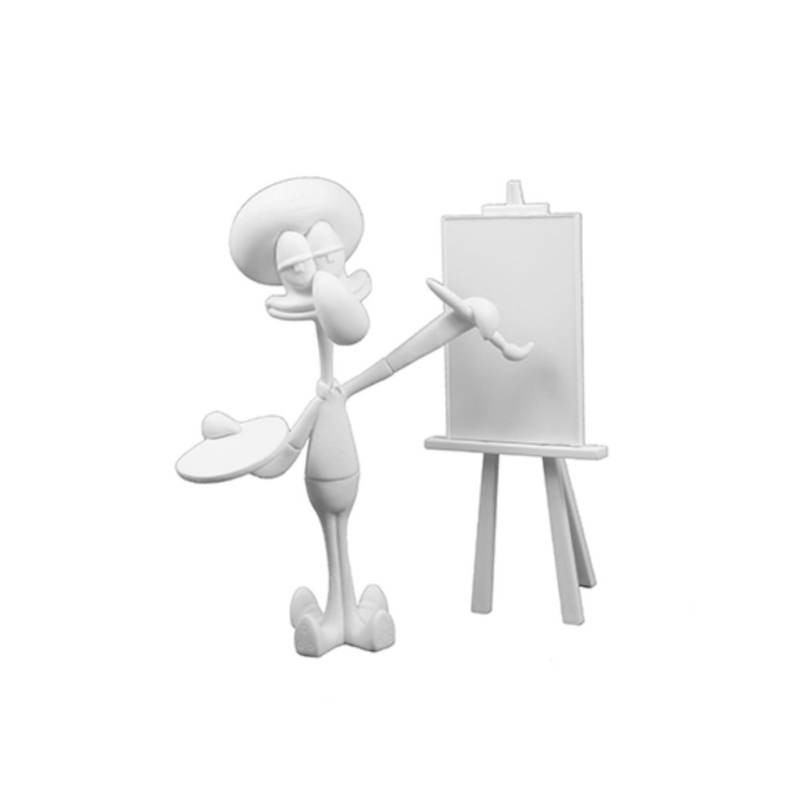 mfw-diy-squidward-painting-ฟิกเกอร์ขนาดเล็ก-ระบายสี